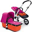 Bugaboo Cameleon Stroller - Orange Base - Pink Canvas