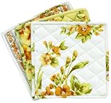 April Cornell Potholders Set of 3 - Sikkim Ecru