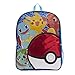 Pokemon Boys' Pokeball Pocket 16 Inch Backpack