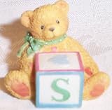 Cherished Teddies Bear with ABC Block S
