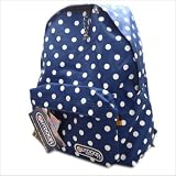 「［アウトドアプロダクツ］OUTDOOR PRODUCTS ドット柄（水玉）デイパック（リュック） (NAVY)」の画像