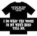 Funny T-Shirts (I Do What The Voices In My Wife's Head Tell Me) Humorous Slogans Comi...