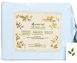 Solid Blue Organic Cotton Sheet Set (300 Thread count) Queen Size