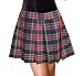 Donald Seneca Schoolgirl Tartan Plaid Pleated Long Skirt Highland18 4X