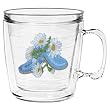 Garden Shoes 12 oz Insulated Coffee Mug, Clear