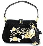 Juicy Couture - Juicy Couture Small Black Beatrice Terry Hobo Bag