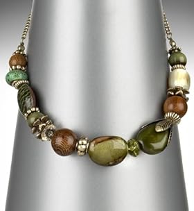 Assorted Forest Stone Collar Necklace
