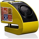 XENA (XZZ6L-Y) Disc-Lock Alarm for Micro Scooter, Yellow