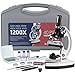 AmScope-KIDS M30-ABS-KT1-W 120X-240X-300X-480X-600X-1200X 48pc Metal Arm & Base Educational Kids Biological Microscope Kit