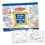 Melissa & Doug Jumbo Coloring Pad - Blue