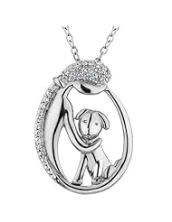 ASPCA(R) Tender Voices(R) Diamond Puppy Love Pendant 1/15ctw