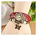 Domire Fashion Accessories Trial Order New Quartz Fashion Weave Wrap Around Leather Bracelet Lady Woman Butterfly Wrist Watch