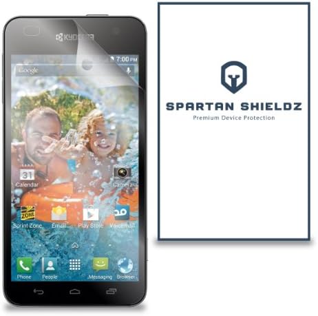 6X - Spartan Shieldz Premium HD Screen Protector Cover For Kyocera Hydro Vibe - 6X