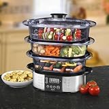 Black Swan SP17020N 3 Tier Digital Food Steamer