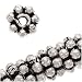 Bali Silver Plated Copper Daisy Spacers 5mm (50 Beads)