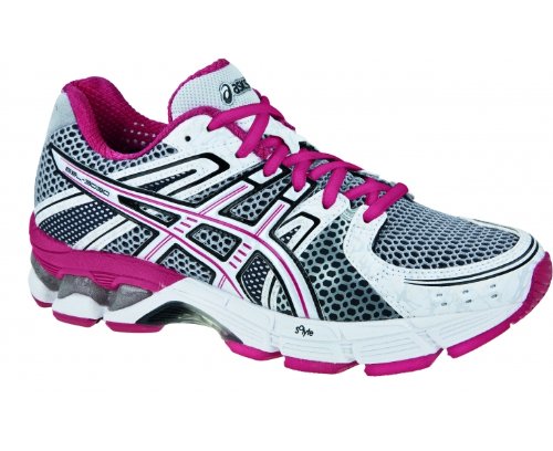 ASICS Damen GT-3030 Laufschuhe, WeiÃ?/Silber/Rosa, 41.5