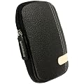Krusell Gaia Kunstleder Etui f�r Canon IXUS 220 HS Digitalkamera schwarz