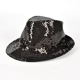 Homme Unisex Chapeau de Costume Déguisement Noir