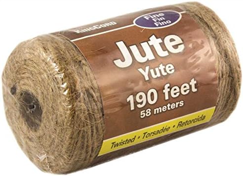 The MIBRO Group 300191BG 2466493 Series Jute Twine, Natural, Fine, 190'