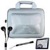 Premium anti-slip high quality Hard Nylon Cube Case with Pocket for Apple iPad 3G tablet / Wifi model 16GB, 32GB, 64GB. Apple iPad Accessories+ Includes a 4-inch eBigValue (TM) Determination Hand Strap + Anti-Glare Screen Protector for iPad Tablet ( All Models ) + Fashion Earbud Headset Headphones 3.5mm In-Ear Stereo ( Black )