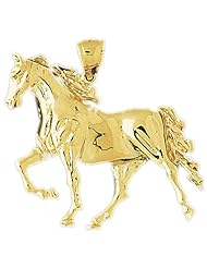 CleverEves 14K Gold Pendant Horse 9.7 - Gram(s)