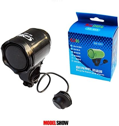 WFR® Bicycle Security Alarm Anti-theft Remote Control Bike Electric Siren Horn Cycling Alert Bells