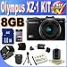 Olympus XZ-1 10 MP Digital Camera with f1.8 Lens and 3-Inch OLED Monitor (Black) + Extended Life Battery + 8GB SDHC Class 10 Memory Card + USB Card Reader + Memory Card Wallet + Deluxe Case w/Strap + Shock Proof Deluxe Case + Mini HDMI to HDMI Cable + Accessory Saver Bundle!
