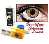 Beautifeye Brand Golden Brown Three Tone Coloured Contact Lenses
