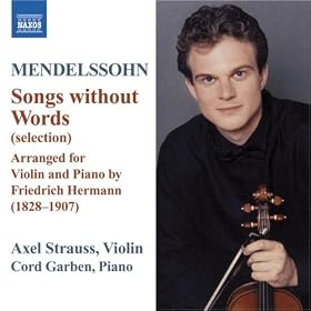 Lieder ohne Worte (Songs without Words), Book 6, Op. 67 (arr. for violin and piano): Lied ohne Worte No. 32 in F sharp minor, Op. 67, No. 2 (arr. for violin and piano)