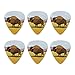 American Bison Buffalo Herd on the Plains Novelty Guitar Picks Medium Gauge - Set of 6
