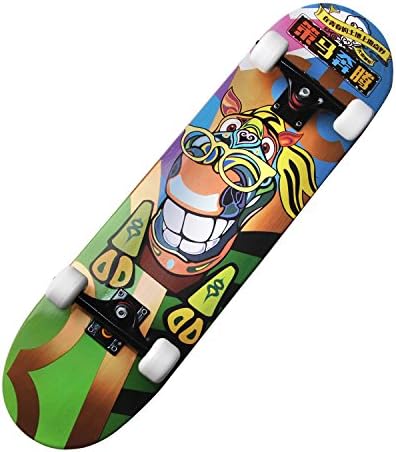 Chaokele Anti-friction Pro&amp;Beginner Complete Skateboard Stallion