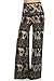 2LUV Women's Antique Floral Print Palazzo Pants
