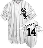 Paul Konerko Chicago White Sox Home Pinstripe MLB Replica Jersey