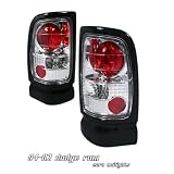 94 95 96 97 98 99 00 01 DODGE RAM 1500 2500 PICKUP TRUCK CHROME HOUSING ALTEZZA TAIL LIGHT 95 96 97 98 99
