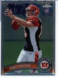 2011 Topps Chrome Football Card #TC51 Andy Dalton RC - Cincinnati Bengals (RC - Rookie Card) NFL Trading Card in Protective Screwdown Case!