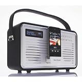 from View Quest View Quest, Retro Dab Radio With Iphone Ipod Dock Black