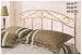 BEAUTIFUL BRASS FULL SIZE HEADBOARD W. PORCELAIN KNOBS