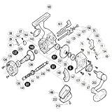 シマノ(SHIMANO) 98 ステラ 4000H パーツ:クロスギヤ用ギヤシート(部品NO53) 01278