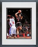 Carlos Boozer Chicago Bulls - NBA Framed and Matted Photo - 2010-11 Action - 20x24 Photo
