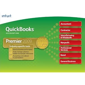QuickBooks Premier Industry Editions 2009 [DOWNLOAD] [OLD VERSION] by Intuit