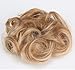 Rosette Hair 100% Human Hair Scrunchie Curly Messy Bun Human Hair Extensions Donut Hair Chignons Up Do Hair piece