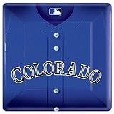 Colorado Rockies Baseball - Square Banquet Dinner Plates