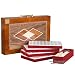 Toys : Gold & White Tile Chinese Mahjong Mah-jong Mahjongg Set