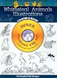 Whimsical Animals Illustrations CD-ROM and Book (Dover Electronic Clip Art)