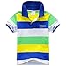 Comemall Baby Boys Summer Cotton Short Sleeve Clothes T-Shirt Striped Polo Shirt