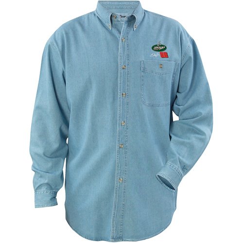 Buy Chase Authentics Dale Earnhardt, Jr. Amp Energy Long Sleeve Denim Shirt by Chase Authentics
