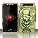DESPERADO Hard Rubber Feel Plastic Design Case for Motorola Droid RAZR XT912 (Verizon) + Car Charger