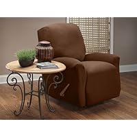 TexStyle Stretch Suede 1-Piece Recliner Slipcover