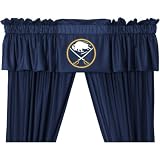 Buffalo Sabres Window Treatments Valance and Drapes