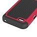 LK [Shock-Absorption] Hybrid Dual Layer Armor Defender Protective Case Cover for ZTE Maven / ZTE Overture 2 / ZTE Fanfare / ZTE Speed (Hot Pink)